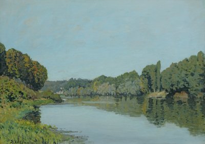 The Seine at Bougival by Alfred Sisley